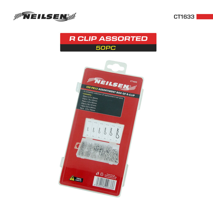 CT1633 - 150pc R Clip  Assorted