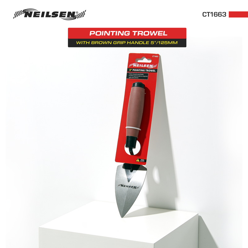 CT1663 - Pointing Trowel with Cushion Rubber Grip Handle   5"/125MM