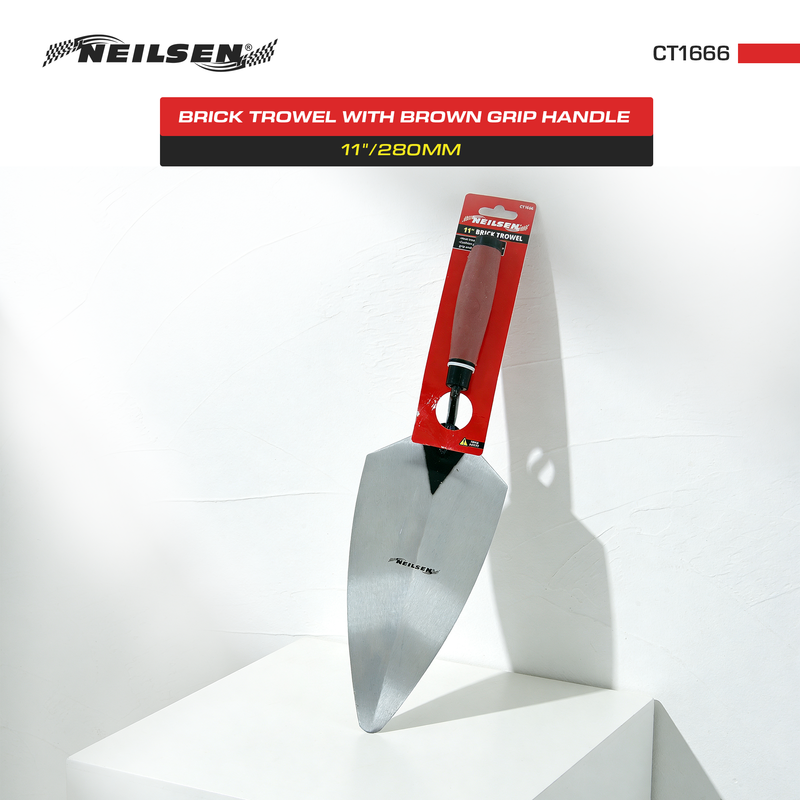 CT1666 - Brick Trowel With Brown Grip Handle  11"/280MM