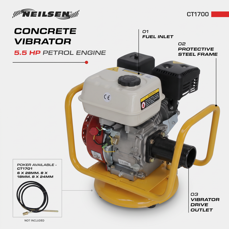 CT1700 - Concrete Vibrator Drive Engine Price Reduced Limited Offer