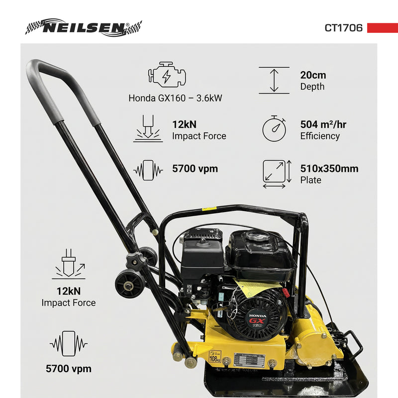 CT1706 - Petrol Compactor with Honda GX160 Engine