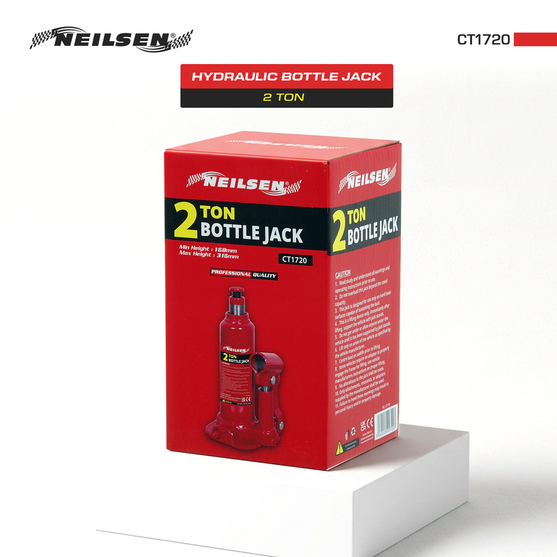 CT1720 - Hydraulic Bottle Jack - 2Ton
