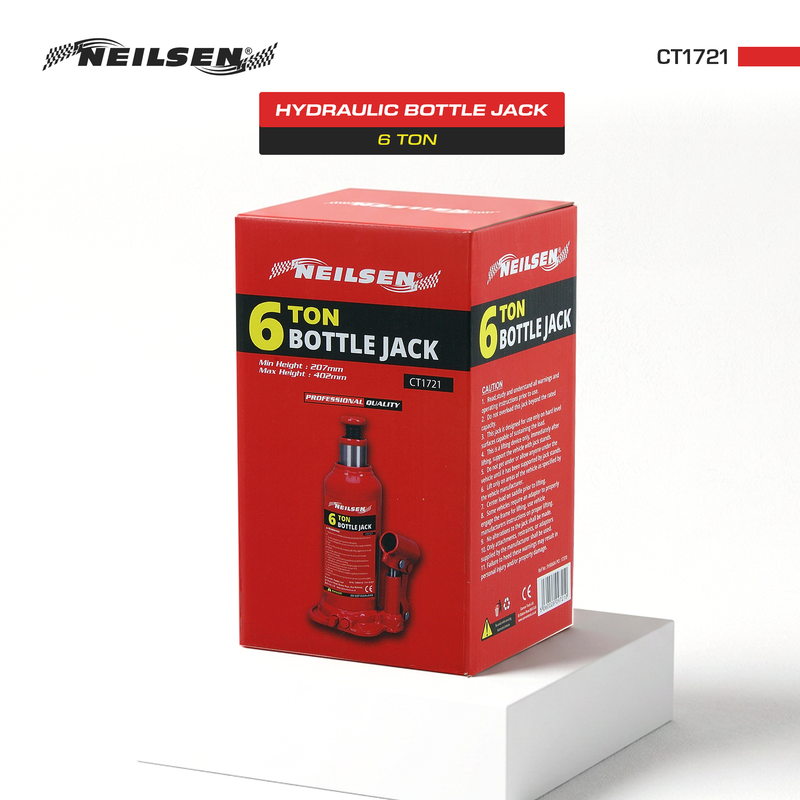 CT1721 - Hydraulic Bottle Jack - 6Ton