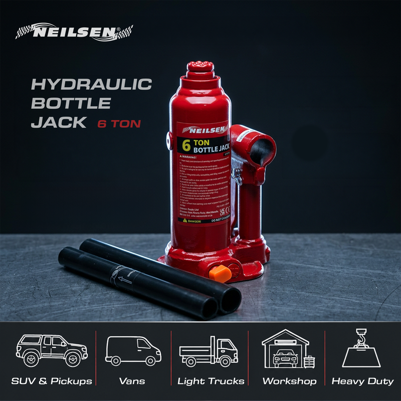 CT1721 - Hydraulic Bottle Jack - 6Ton