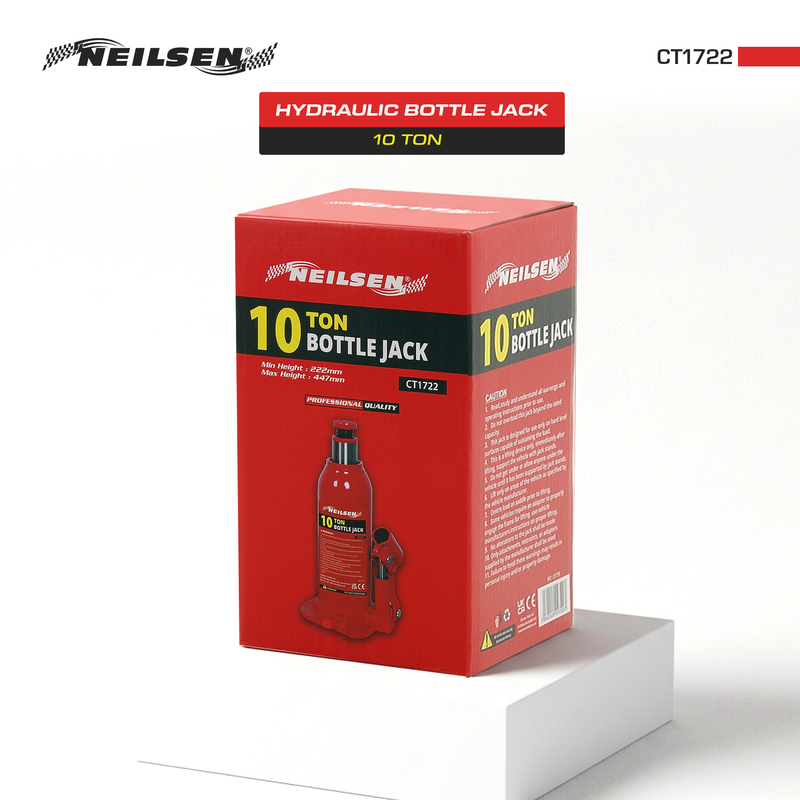 CT1722 - Hydraulic Bottle Jack - 10Ton
