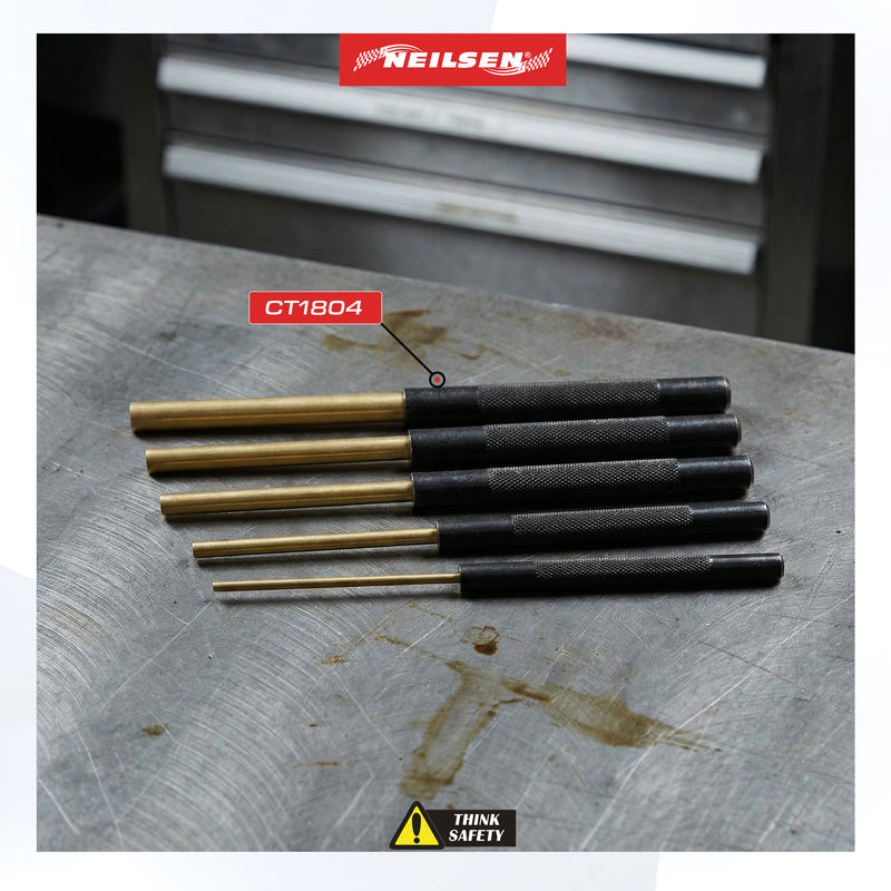 CT1804 - 5pc Long Pin Punch Set