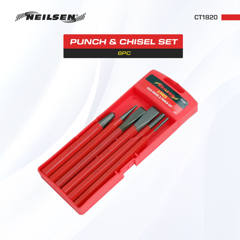 CT1820 - 6pc Punch & Chisel Set