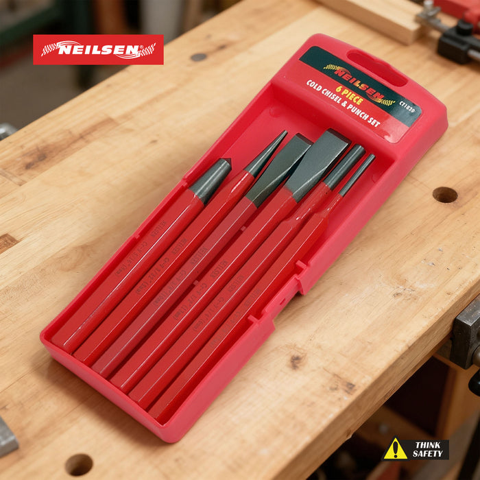 CT1820 - 6pc Punch & Chisel Set