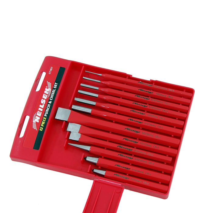 CT1821 - 12pc Punch & Chisel Set