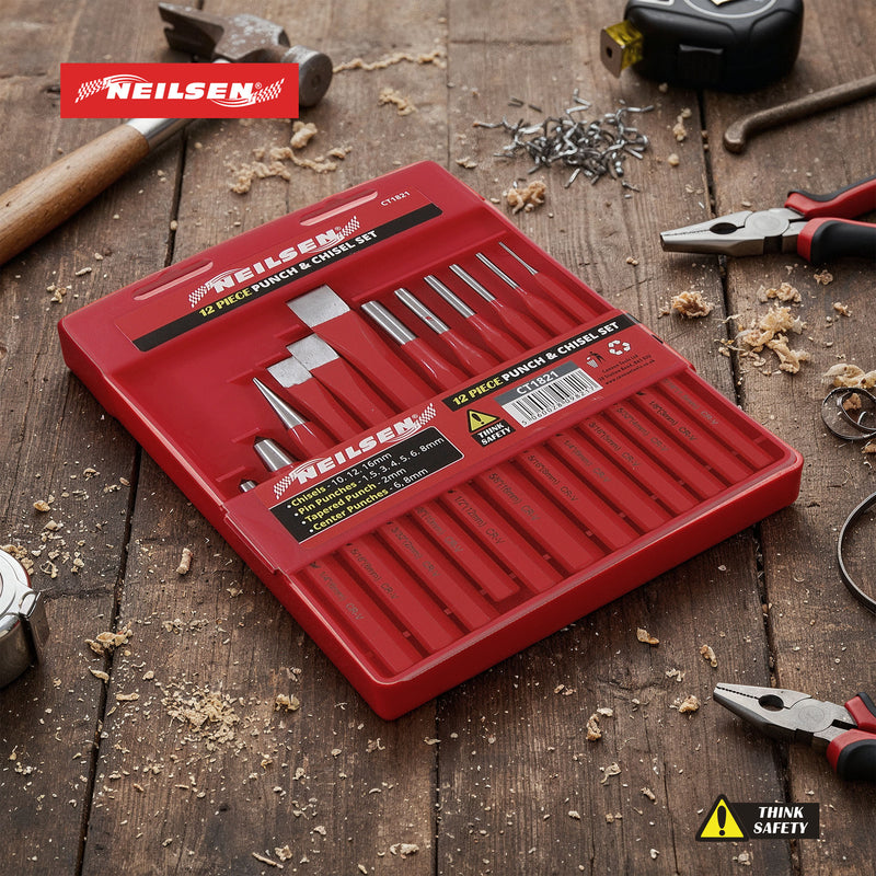CT1821 - 12pc Punch & Chisel Set