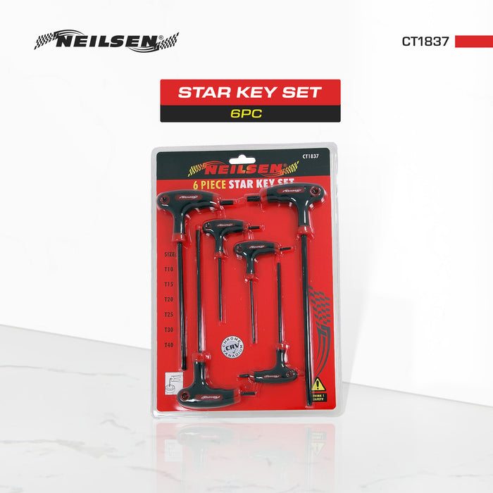CT1837 - 6pc Star Key Set