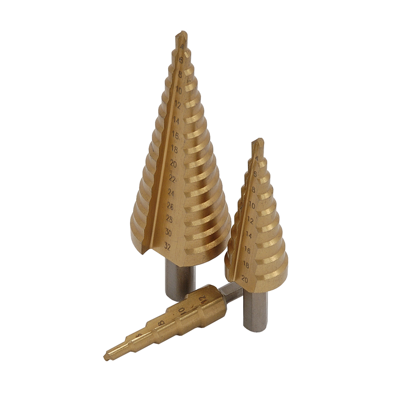 CT1926 - 3pc Titanium Step Drill