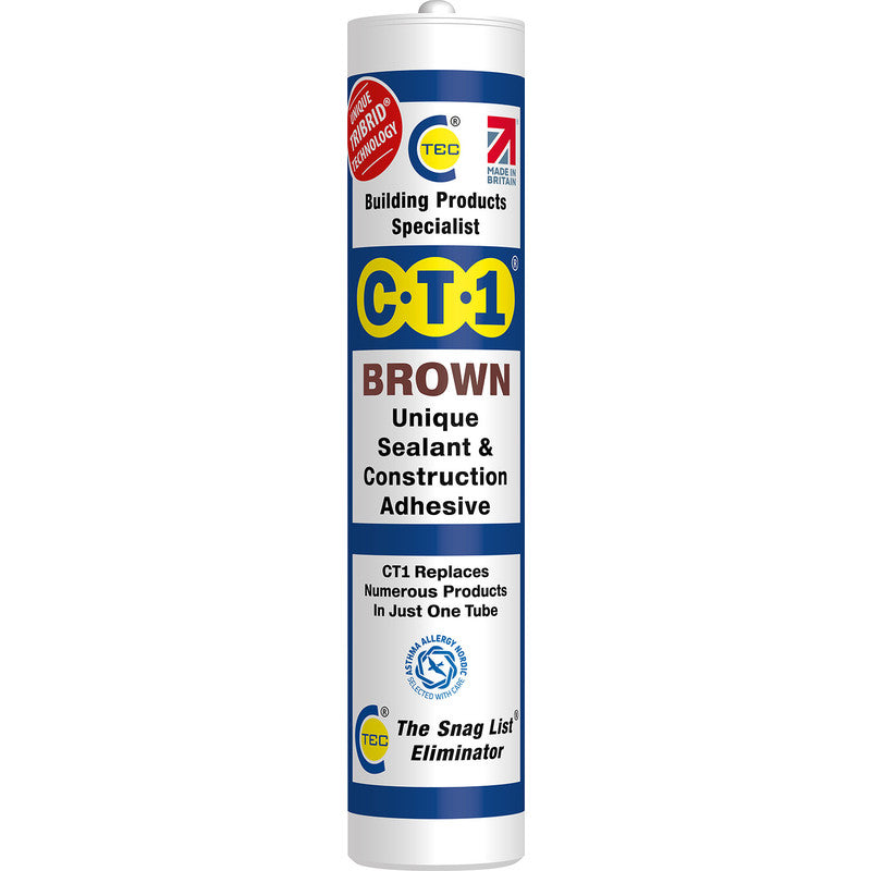 CT1 Adhesive & Sealant 290ml Brown (535406)
