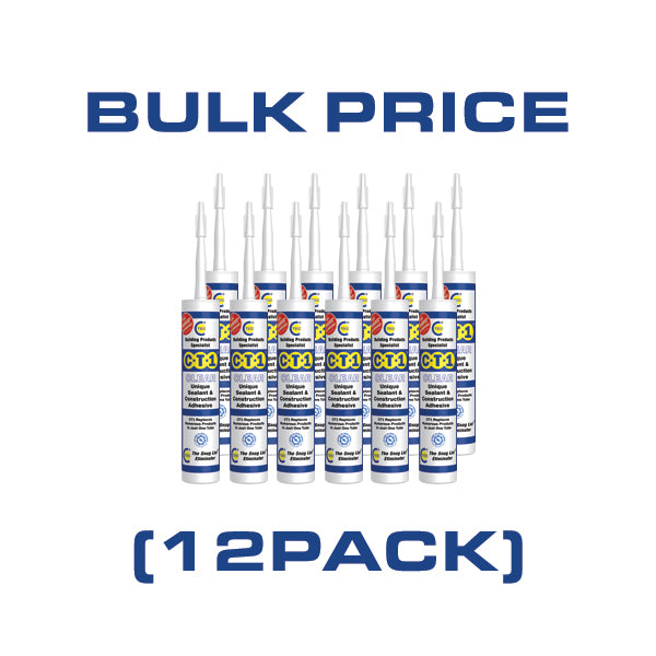 CT1 Adhesive & Sealant 290ml Clear (12 PACK) 539506