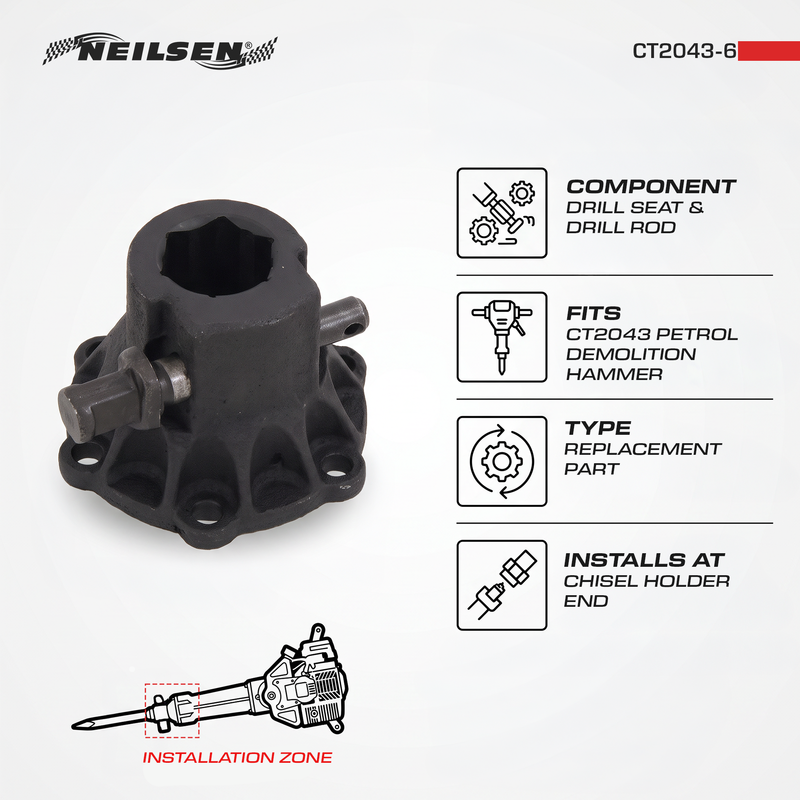 CT2043-6  - Drill Seat & Drill Rod