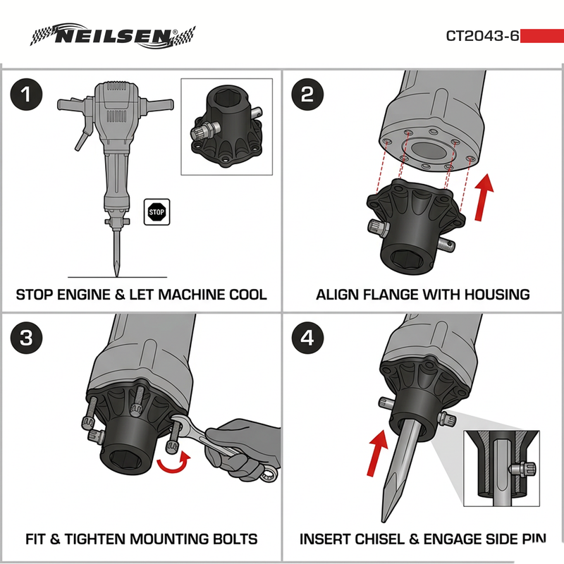 CT2043-6  - Drill Seat & Drill Rod