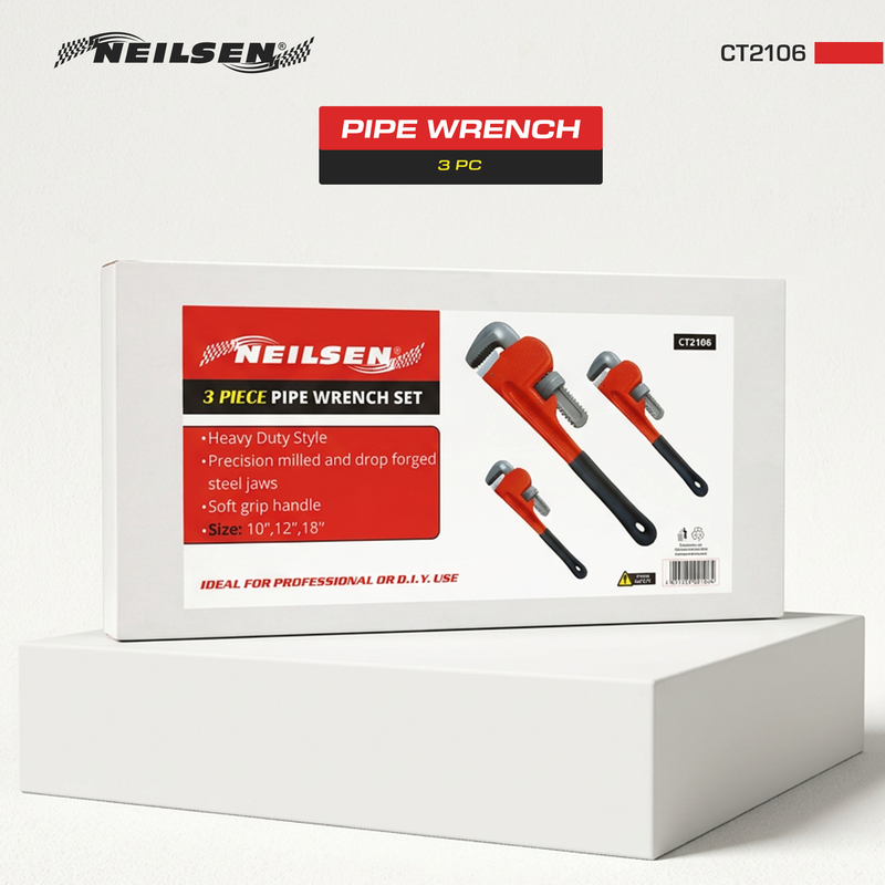 CT2106 - 3pc Pipe Wrench Set