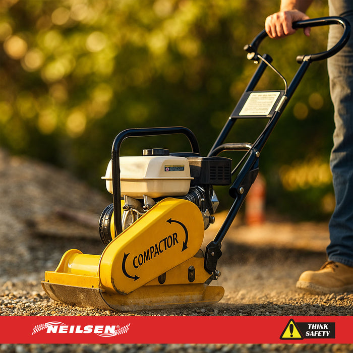 CT2146 - 5.5hp Petrol Plate Compactor with Rubber Mat