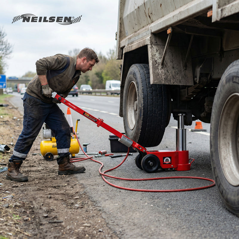 CT2150 - 25/50 Ton Air / Hydraulic Trolley Jack