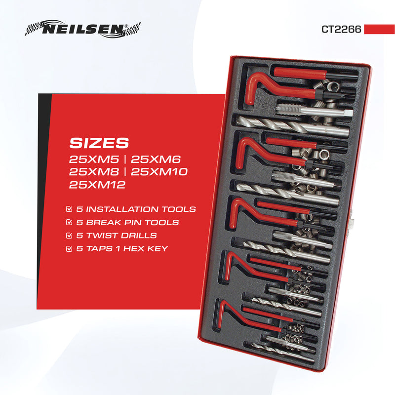 CT2266 - 131pc Thread Repair kit