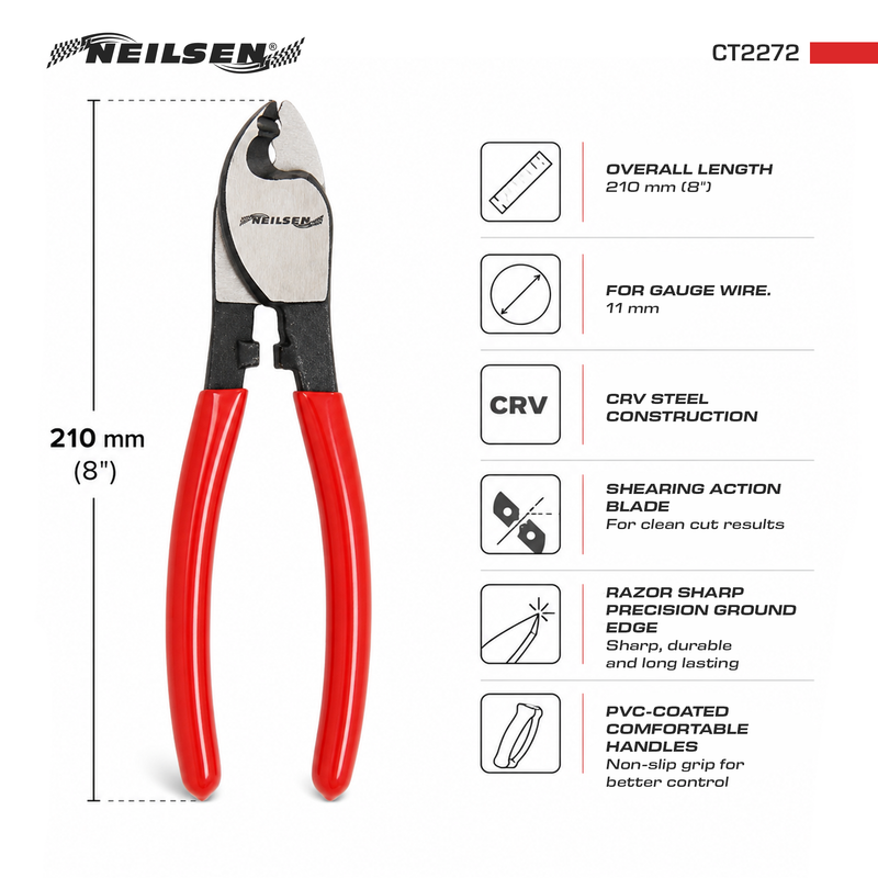 CT2272 - 8in Wired Cable Cutter