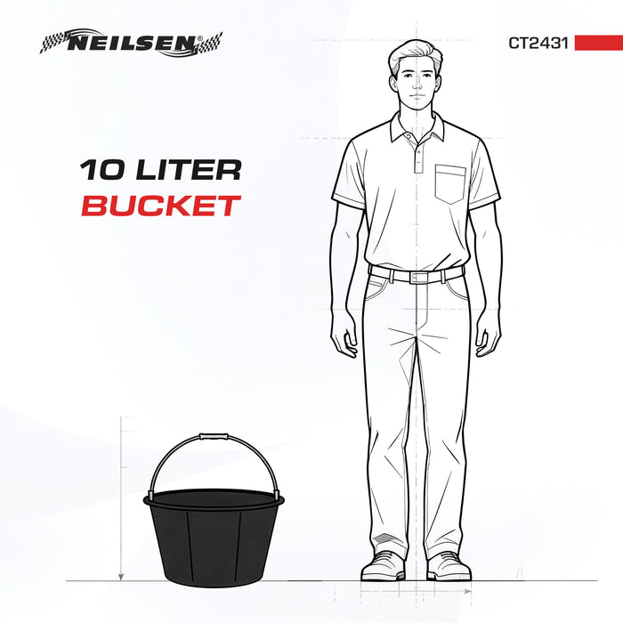 CT2431 - 10L Rubber Bucket