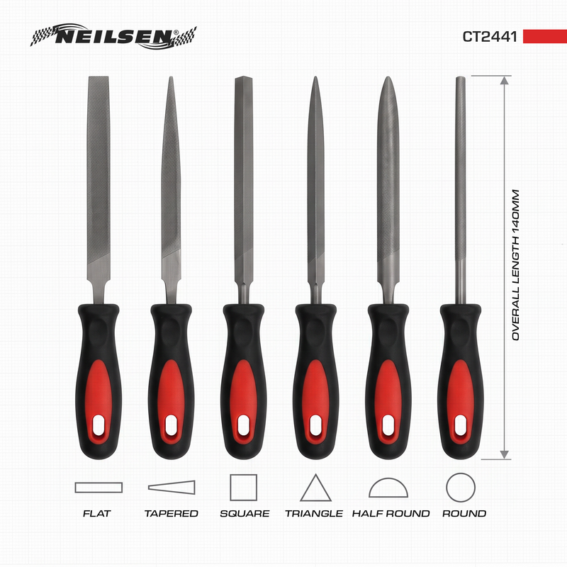 CT2441 - 6pc Needle File Set