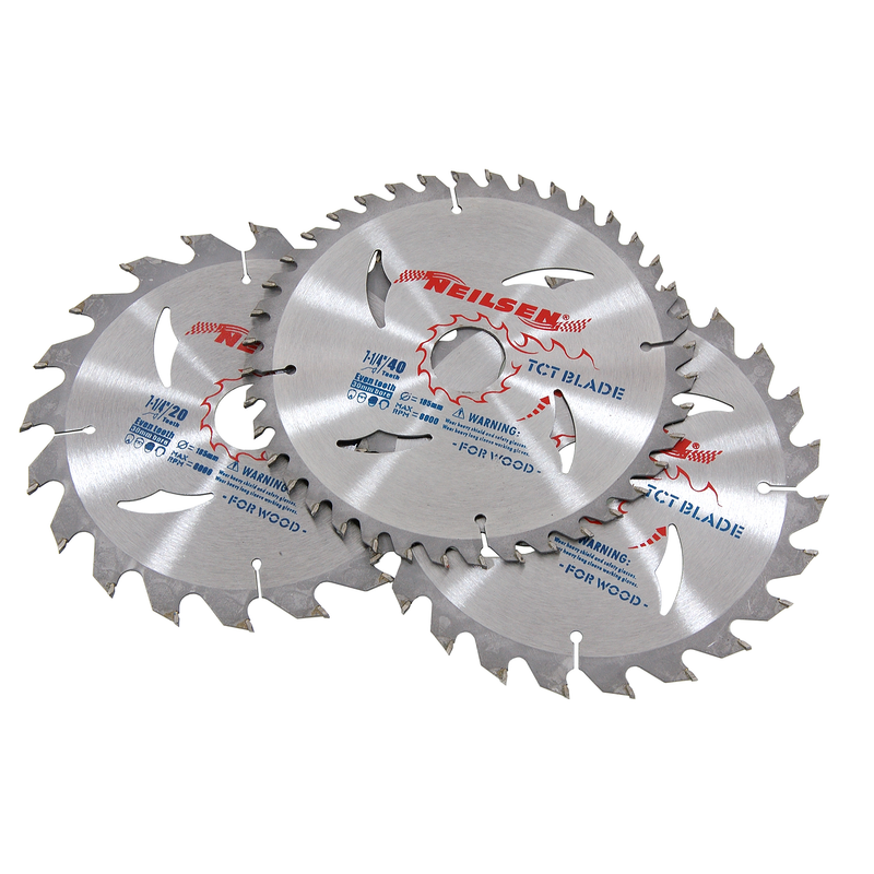 CT2519 - 3pc 185mm TCT Circular Saw Blades