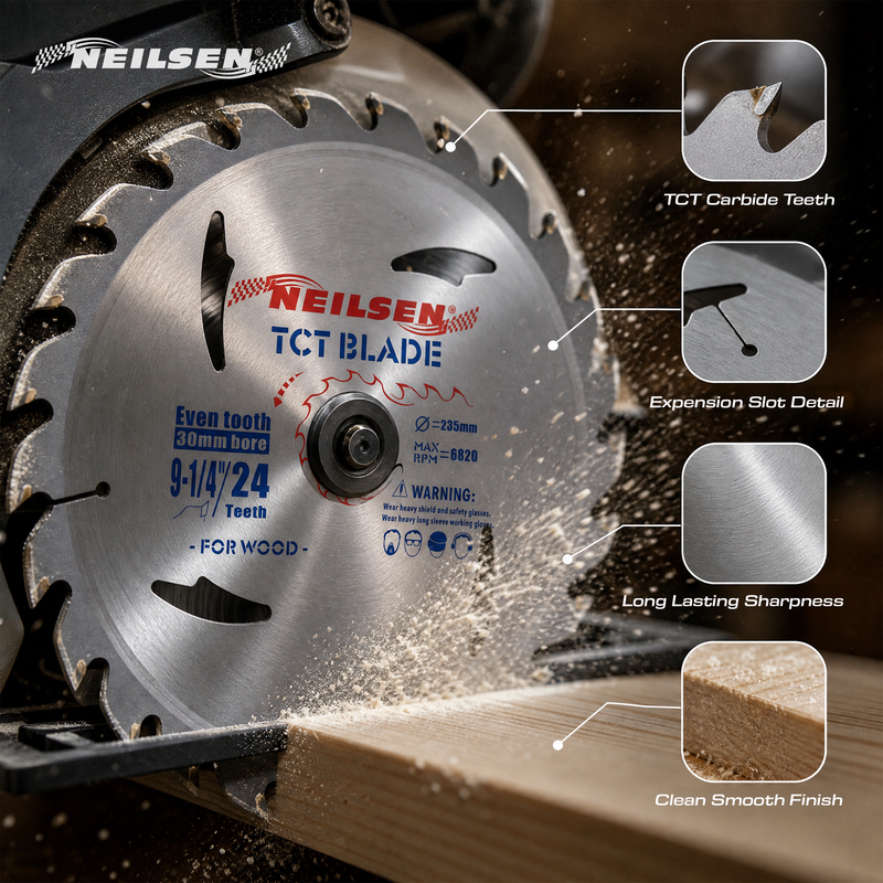 CT2520 - 3pc 235mm TCT Circular Saw Blades