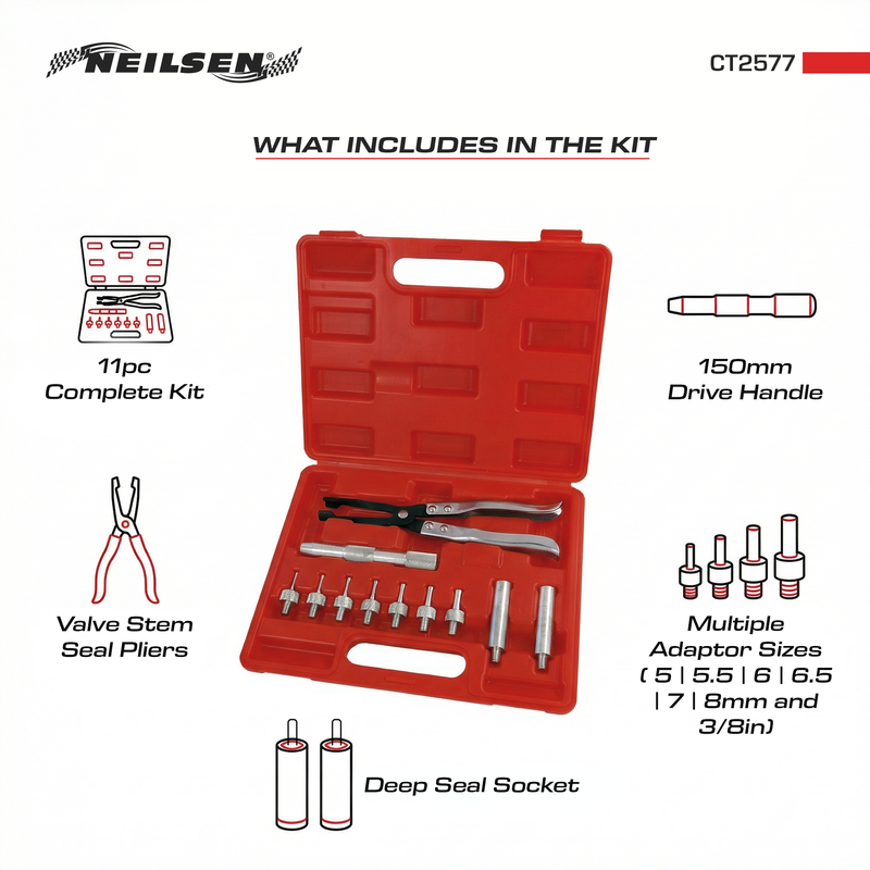 CT2577 - 11pc Valve Seal Remover and Installer