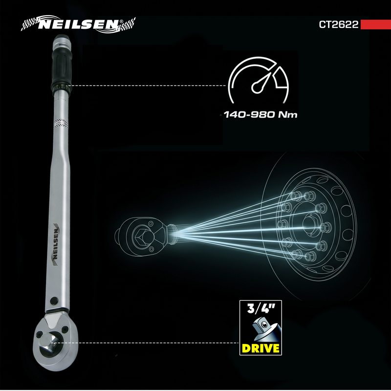 CT2622 - 3/4in Dr Torque Wrench