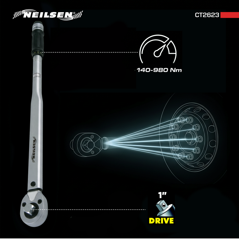 CT2623 - 1in Dr Torque Wrench