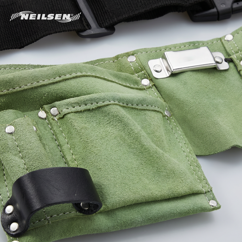 CT2634 - Gardening Double Leather Tool Belt Green