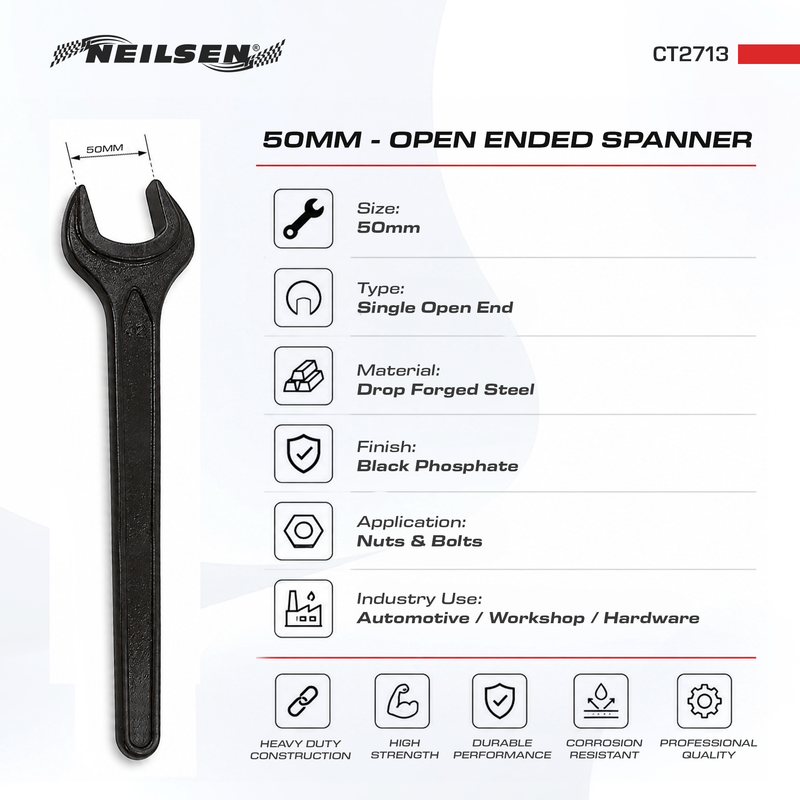 CT2713 - Open Ended Spanner -  50mm