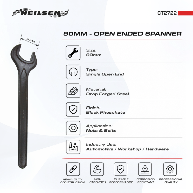 CT2722 - 90mm Open Ended Spanner