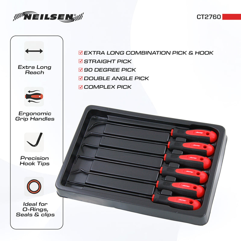 CT2760 - 6pc Pick and Hook Set