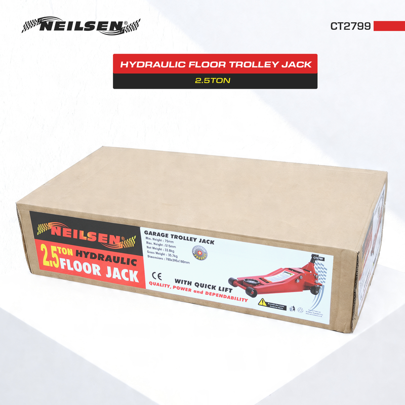 CT2799 - Hydraulic Floor Trolley Jack - 2.5Ton