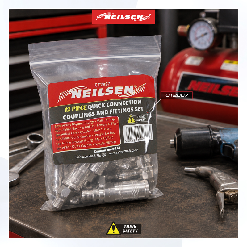 CT2887 - 12pc Air Hose Quick Coupling Set