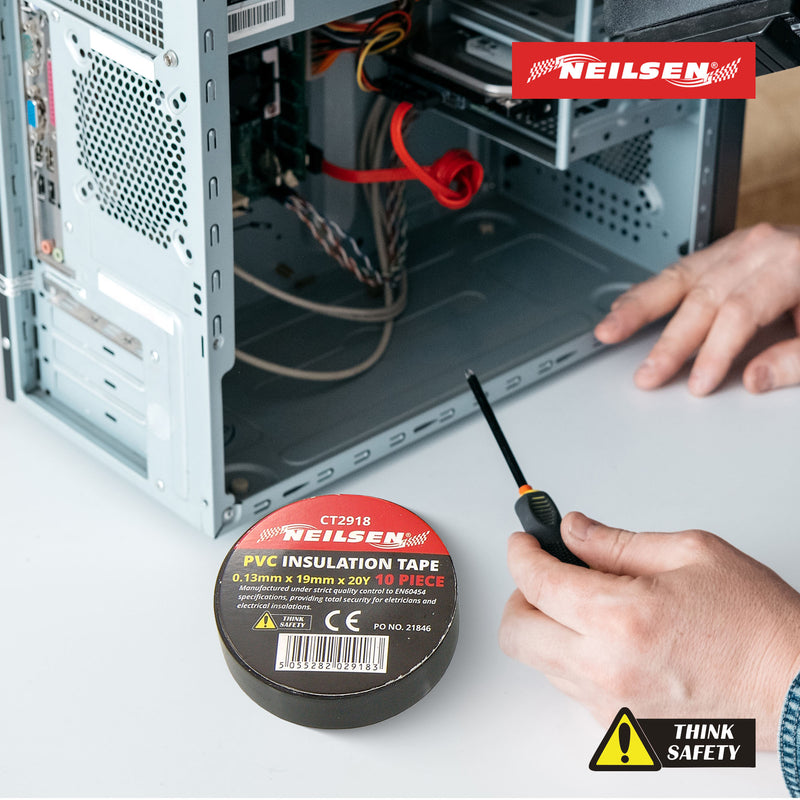 CT2918 - Insulation Tape - Black Pack of 10 Rolls