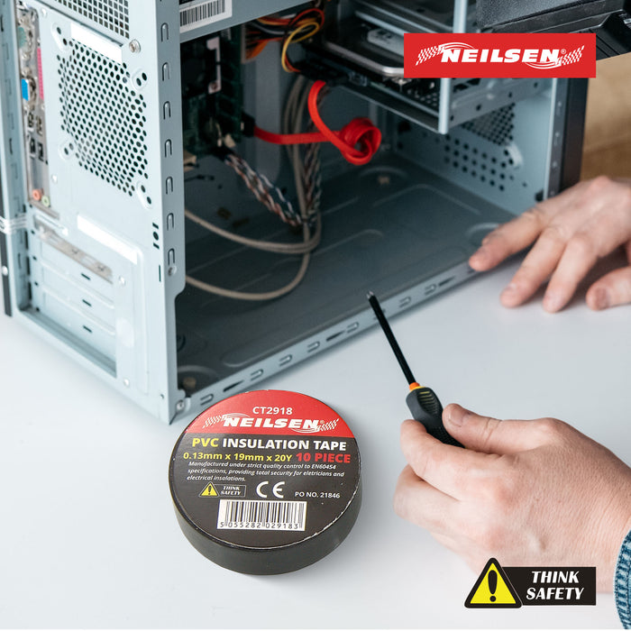 CT2918 - Insulation Tape - Black Pack of 10 Rolls