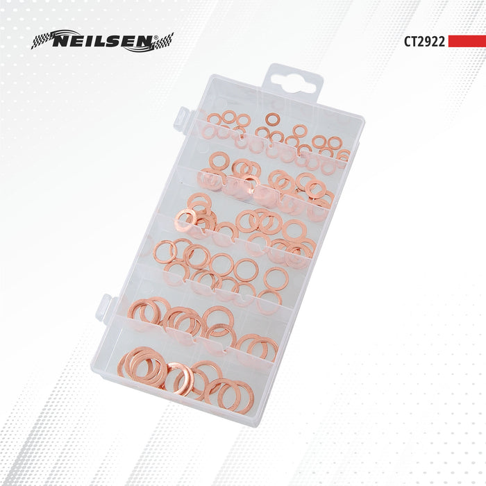 CT2922 - 110pc Copper Washer Set - Assorted