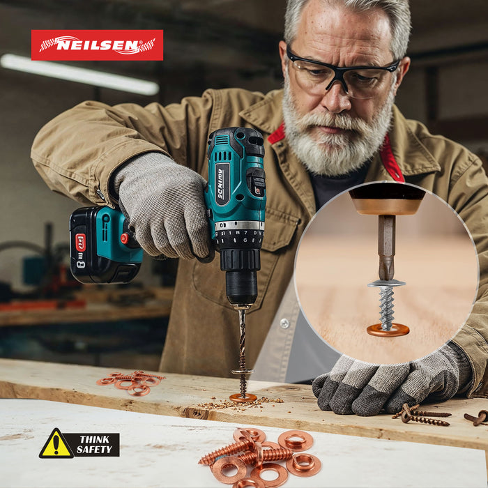 CT2922 - 110pc Copper Washer Set - Assorted