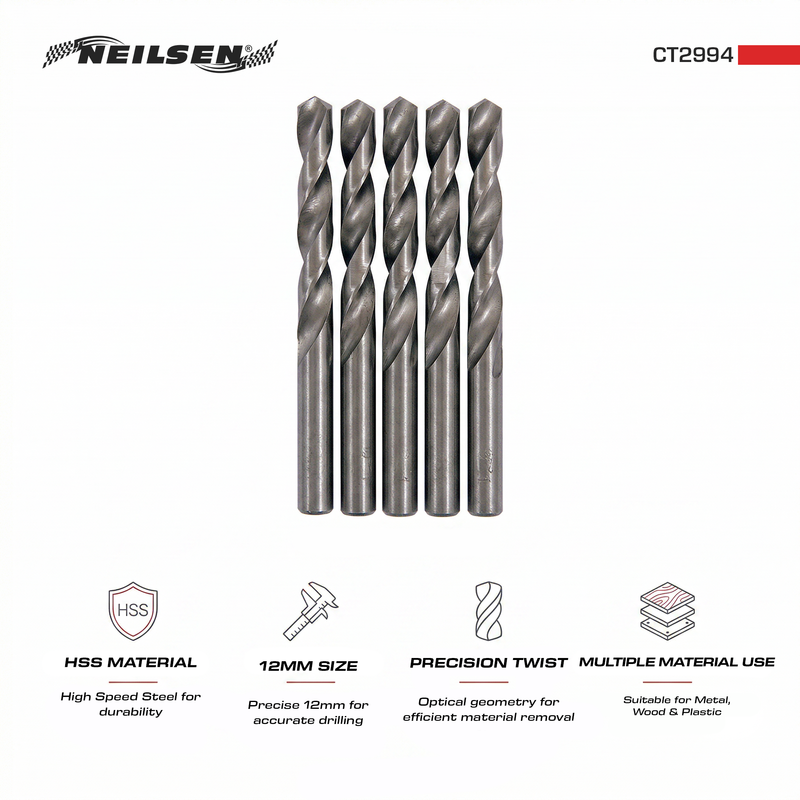 CT2994 - Drill Set HSS 12.0mm X 5