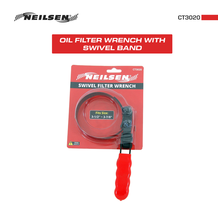 CT3020 - Oil Filter Wrench with Swivel Band