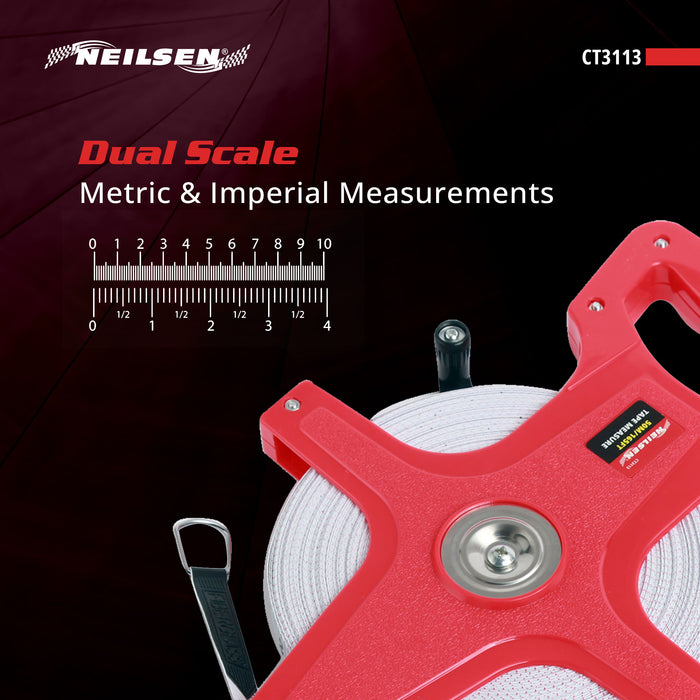 CT3113 - 50m Surveyors Tape Measure