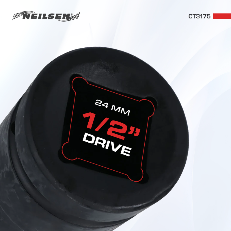 CT3175 - Impact Socket -24mm 1/2in DR Deep