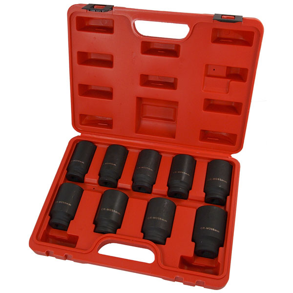 CT3256 9pc 1/2in DR Axle Nut Socket Set — Neilsen Tools
