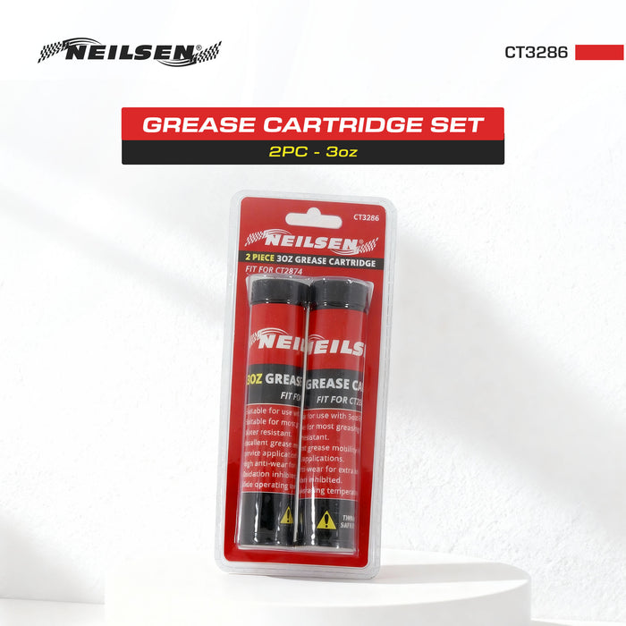 CT3286 - 2pc Grease Cartridge Set - 3oz
