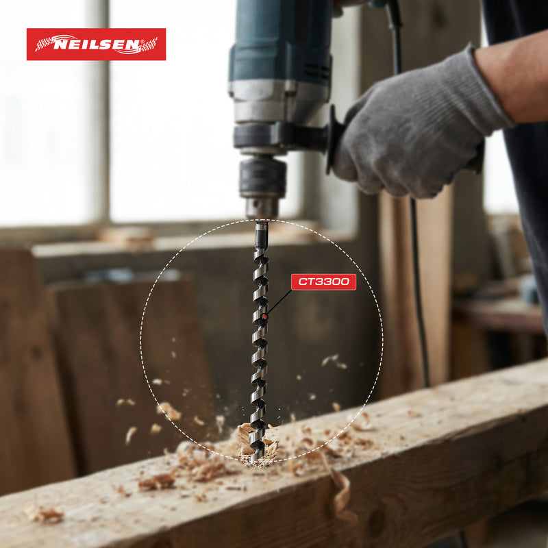 CT3300  - 4pc Auger Drill Set 600mm Long