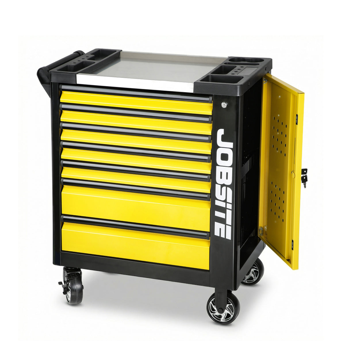 CT3323 - Jobsite Roller Tool Cabinet With 7 Drawers and 270-Piece